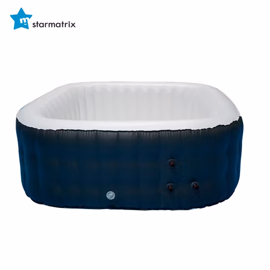Starmatrix 1.95m 6 pessoas Hydro Jet Outdoor Mini Jazzy Piscina SPA Adulto Jacuzzi Banheira Inflável