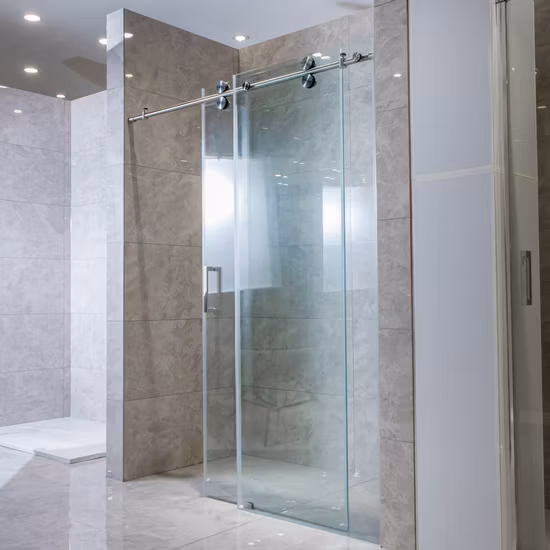 Luxuosa porta de chuveiro de vidro temperado deslizante Prime Luxury Complete Shower Pods Shower Room